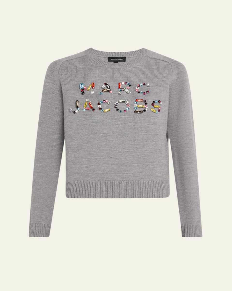 Gem Logo Knit Crewneck Sweater